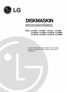 Bruksanvisning LG LD-2120WHU Diskmaskin