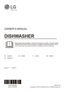 Manual LG DU517HMS Dishwasher