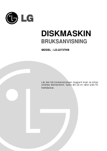 Bruksanvisning LG LD-2273THB Diskmaskin