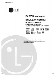 Bruksanvisning LG LH-D6230D DVD spelare