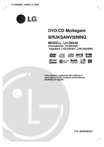 Bruksanvisning LG LH-D6240D DVD spelare