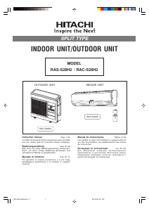 Manual Hitachi RAS-S28H2 Air Conditioner