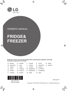 Manual LG GSL961SWUZ Fridge-Freezer