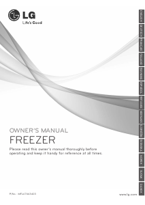 Manual LG GF5237WBHZ Freezer