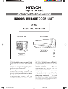 Manual Hitachi RAS-S18H2 Air Conditioner