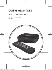 Manual Currys Essentials C1STB11 Digital Receiver