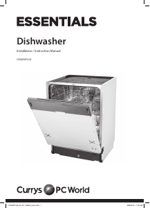 Manual Currys Essentials CID60W16A Dishwasher