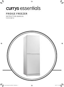 Manual Currys Essentials CSC55W10 Fridge-Freezer