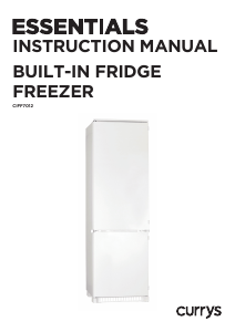 Manual Currys Essentials CIFF7012 Fridge-Freezer