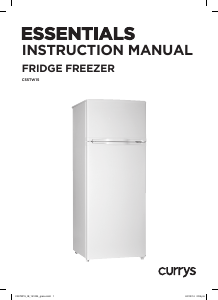 Manual Currys Essentials C55TW15 Fridge-Freezer
