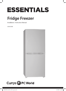 Manual Currys Essentials CE55CW18 Fridge-Freezer