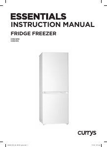 Manual Currys Essentials C55CW16 Fridge-Freezer