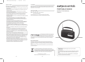Manual Currys Essentials CRAD10 Radio
