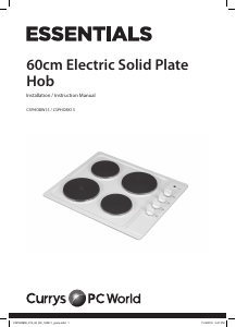 Manual Currys Essentials CSPHOBX15 Hob