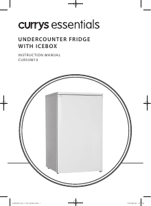 Manual Currys Essentials CUR50W10 Refrigerator
