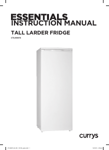 Manual Currys Essentials CTL55W15 Refrigerator