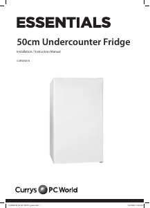 Manual Currys Essentials CUR50W18 Refrigerator