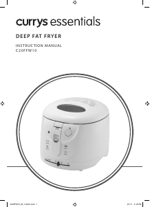 Manual Currys Essentials C20FFW10 Deep Fryer