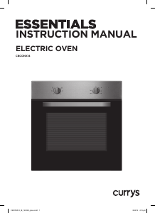 Manual Currys Essentials CBCONX14 Oven