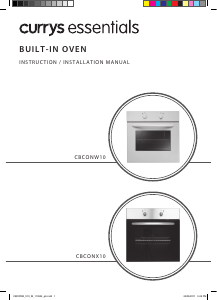 Manual Currys Essentials CBCONX10 Oven