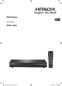 Käyttöohje Hitachi DV-P455E DVD-soitin