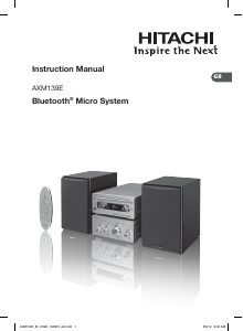 Manual Hitachi AXM139E Stereo-set