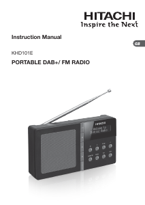 Handleiding Hitachi KHD101E Radio