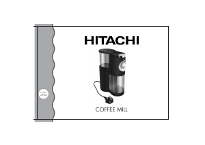 Manual Hitachi CFM1 Coffee Grinder