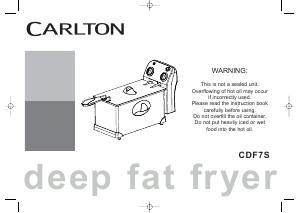 Bruksanvisning Carlton CDF7S Fritös