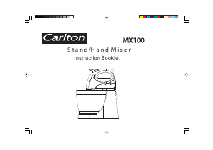 Handleiding Carlton MX100 Handmixer