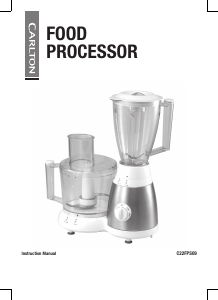 Manual Carlton C22FPS09 Food Processor