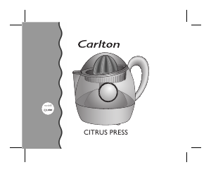Manual Carlton CJU4W Citrus Juicer
