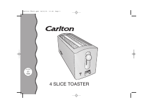 Manual Carlton CT1400 Toaster