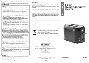 Manual Carlton C02TBS09 Toaster