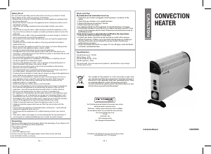 Manual Carlton C20CHW09 Heater