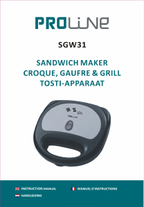 Mode d’emploi Proline SGW31 Grill