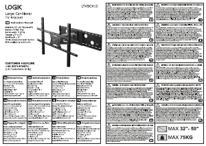 Manual de uso Logik LTVBCX10 Soporte de pared