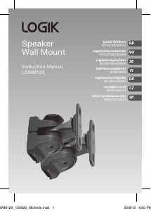 Handleiding Logik LSWM12X Muurbeugel