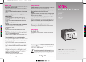 Manual Logik LC04TR12 Toaster