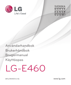 Brugsanvisning LG E460 Mobiltelefon