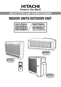 Manual Hitachi RAM70QH4 Air Conditioner