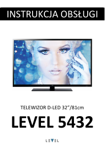 Instrukcja Level 5432 Telewizor LED