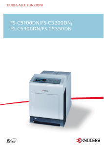 Manuale Kyocera FS-C5100DN Stampante