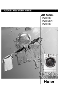 Manual Haier HW80-1482-F Washing Machine