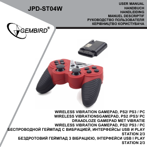 Manual Gembird JPD-ST04W Game Controller