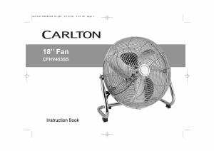 Manual Carlton CFHV453SS Fan