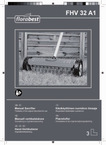 Manual Florabest FHV 32 A1 Lawn Raker
