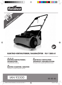 Manual Florabest FLV 1200 A1 Lawn Raker