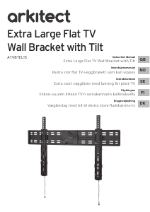 femte Fleksibel Bærecirkel Manual Arkitect ATVBTEL15 Wall Mount