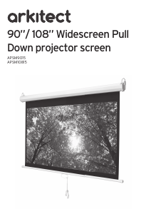 Manual Arkitect APSM9015 Projector Screen